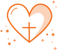 Heart with cross